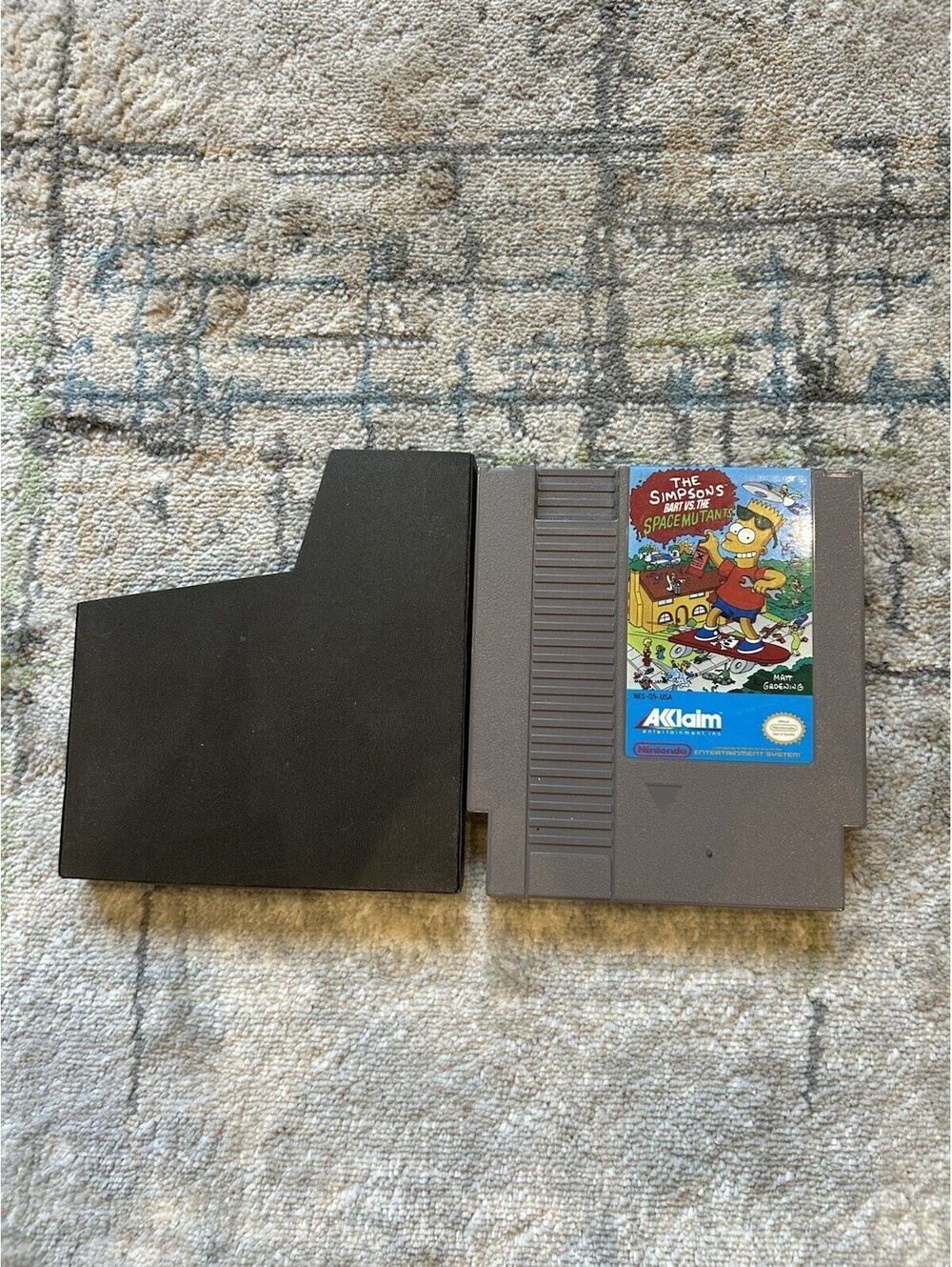 Simpson's Bart vs The Space Mutants (Nintendo NES) Authentic Cleaned Tested VGC